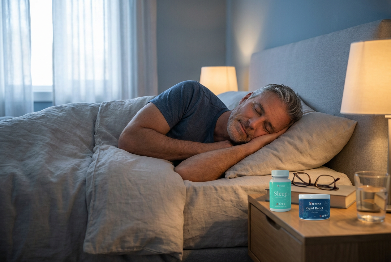 How to sleep better - adult lying awake at night staring at the ceiling unable to fall asleep