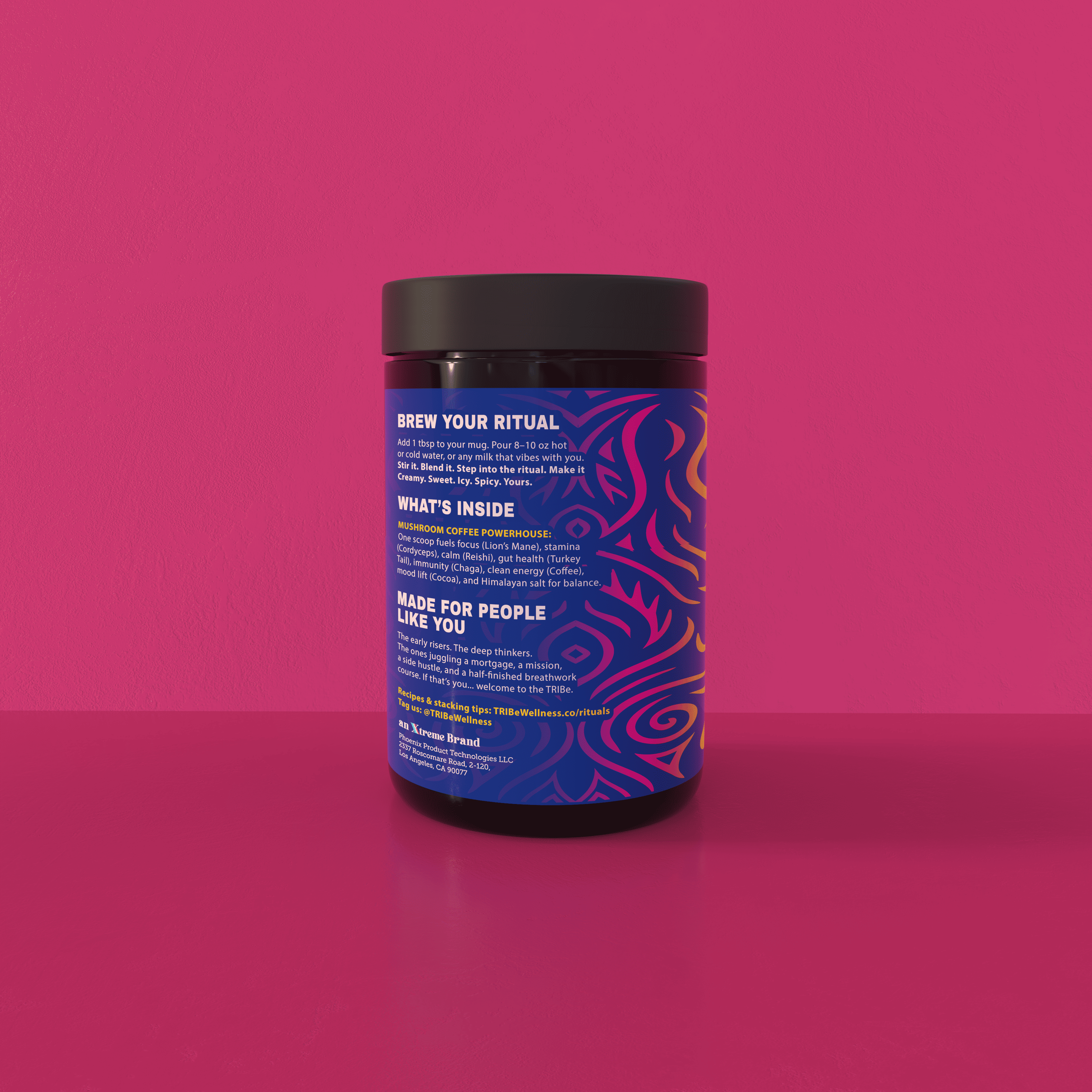 TRIBe Organic Mushroom Coffee (3 oz)