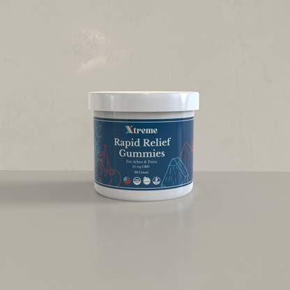 Xtreme Brands Rapid Relief Gummies – doctor‑trusted USA‑made formula with hemp‑derived CBD for whole‑body comfort and recovery.
