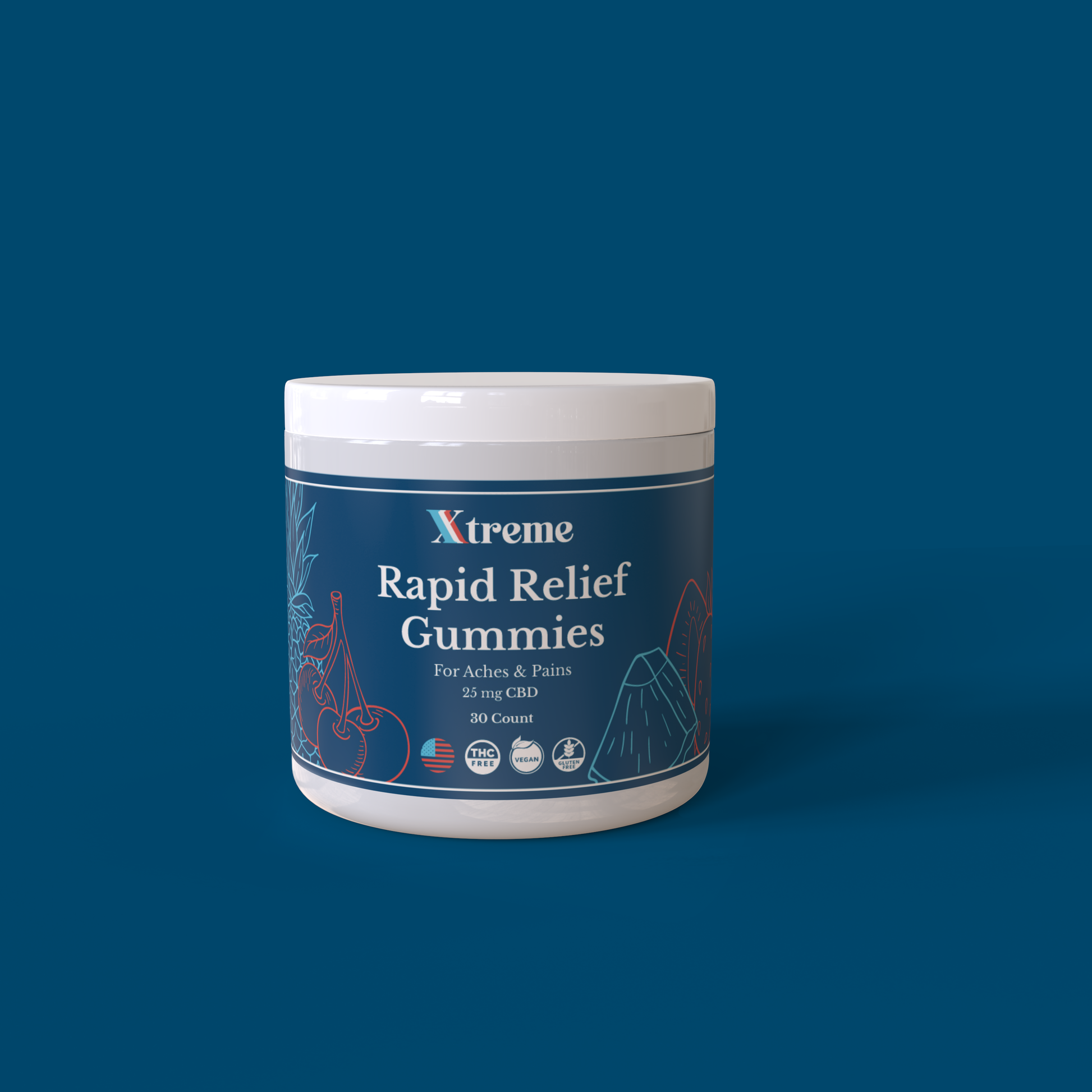 Rapid Relief Natural CBD Gummies - Xtreme Wellness