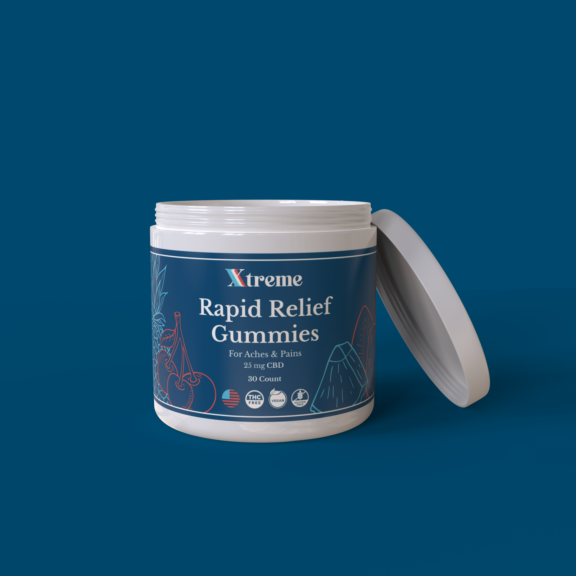 Rapid Relief Natural CBD Gummies - Xtreme Wellness