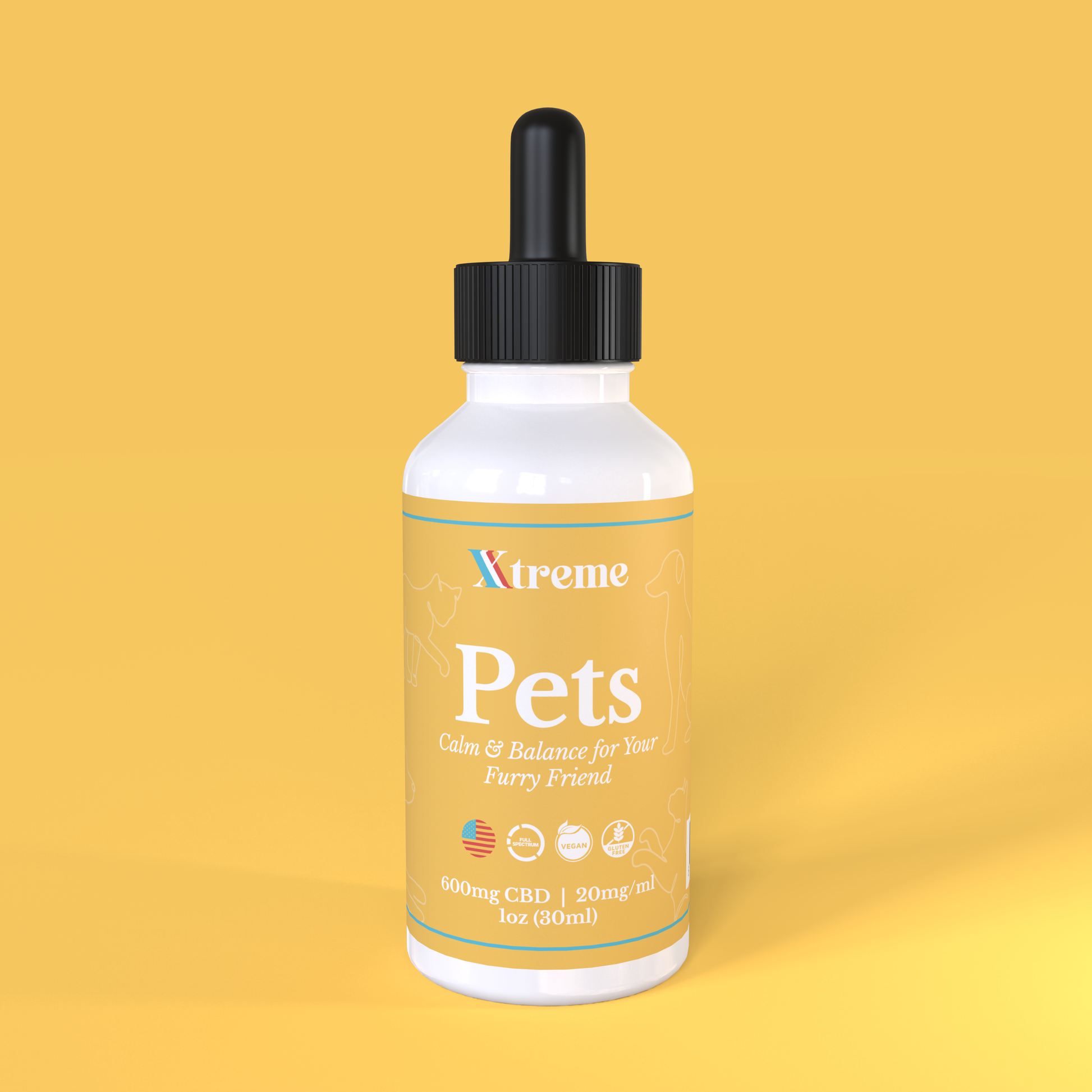 Pets, Full Spectrum CBD Tincture - Xtreme Wellness