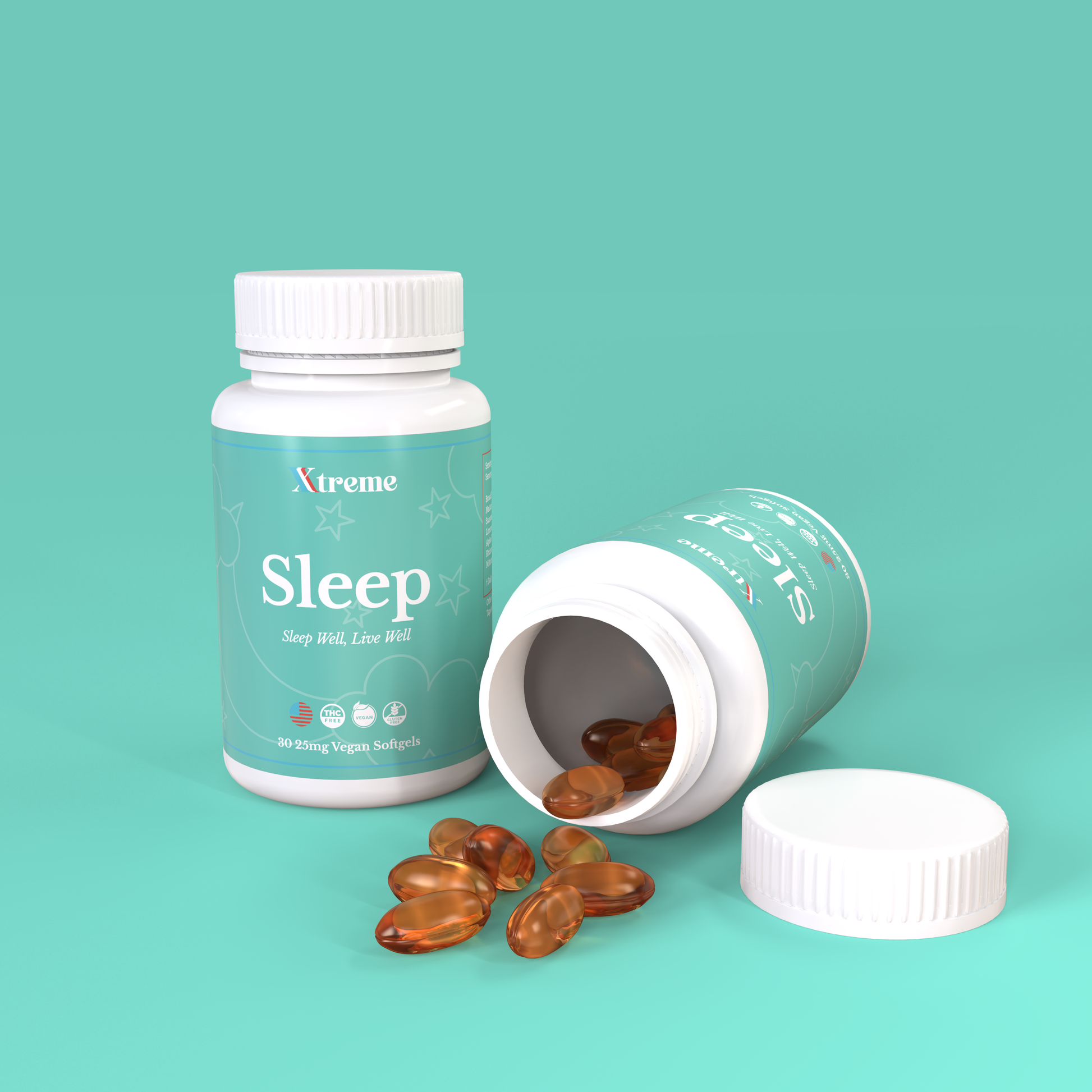 Natural Sleep Aid (CBD & Melatonin) - Xtreme Wellness